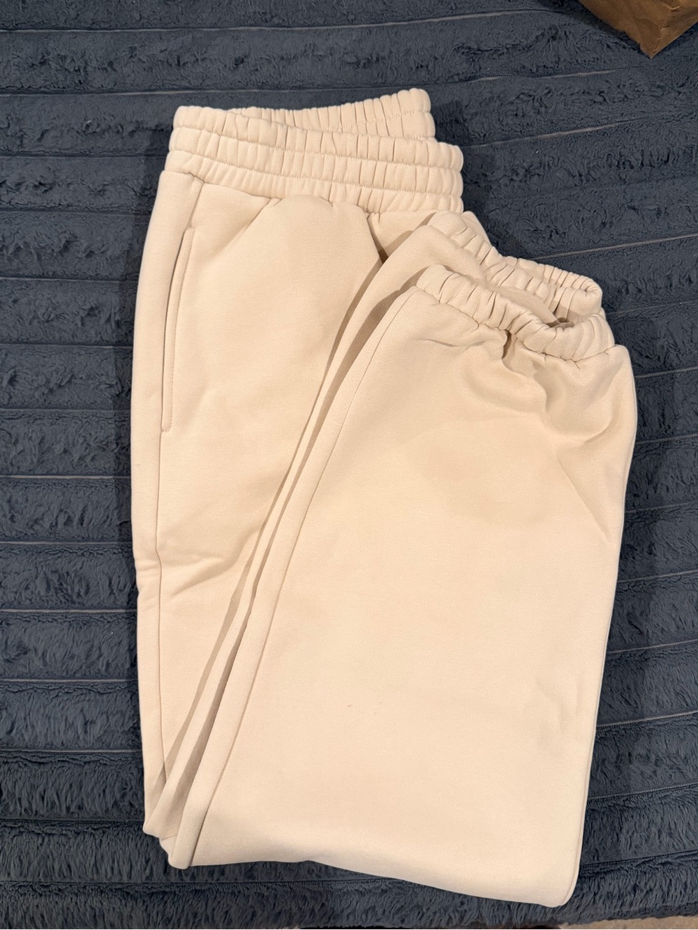 Cream Jogger Pants
